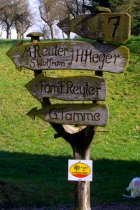 20016 Pohrsdorf Wegweiser Lindenweg 7