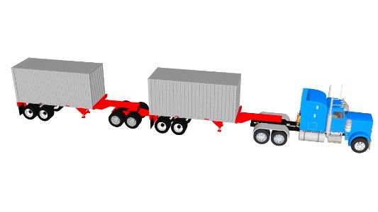 20 foot container double
