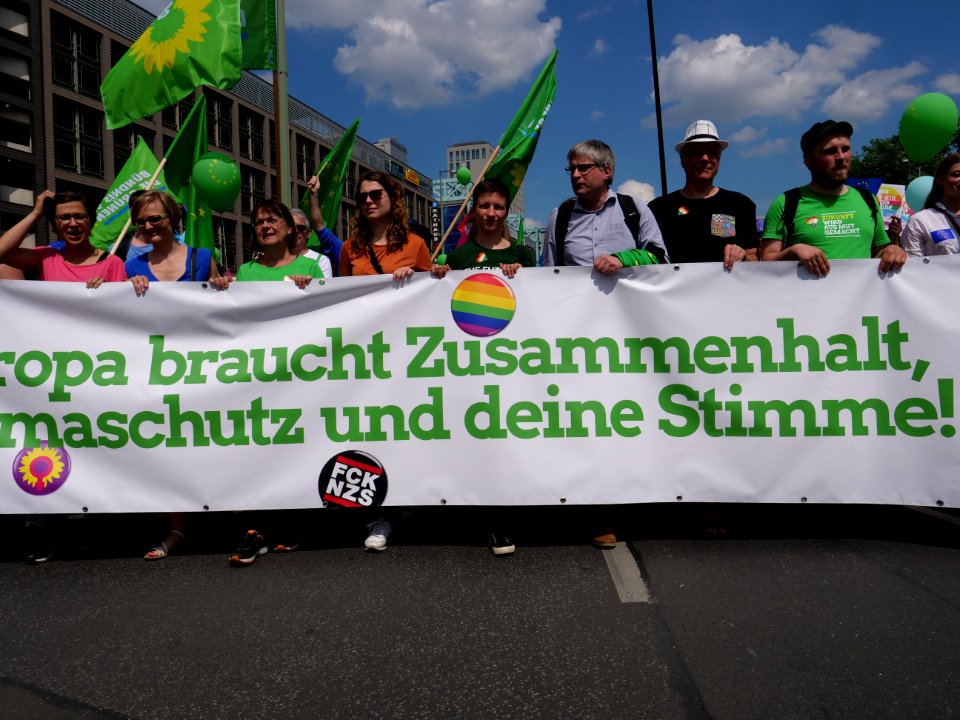 1Europafüralle demonstration Berlin green party block 06