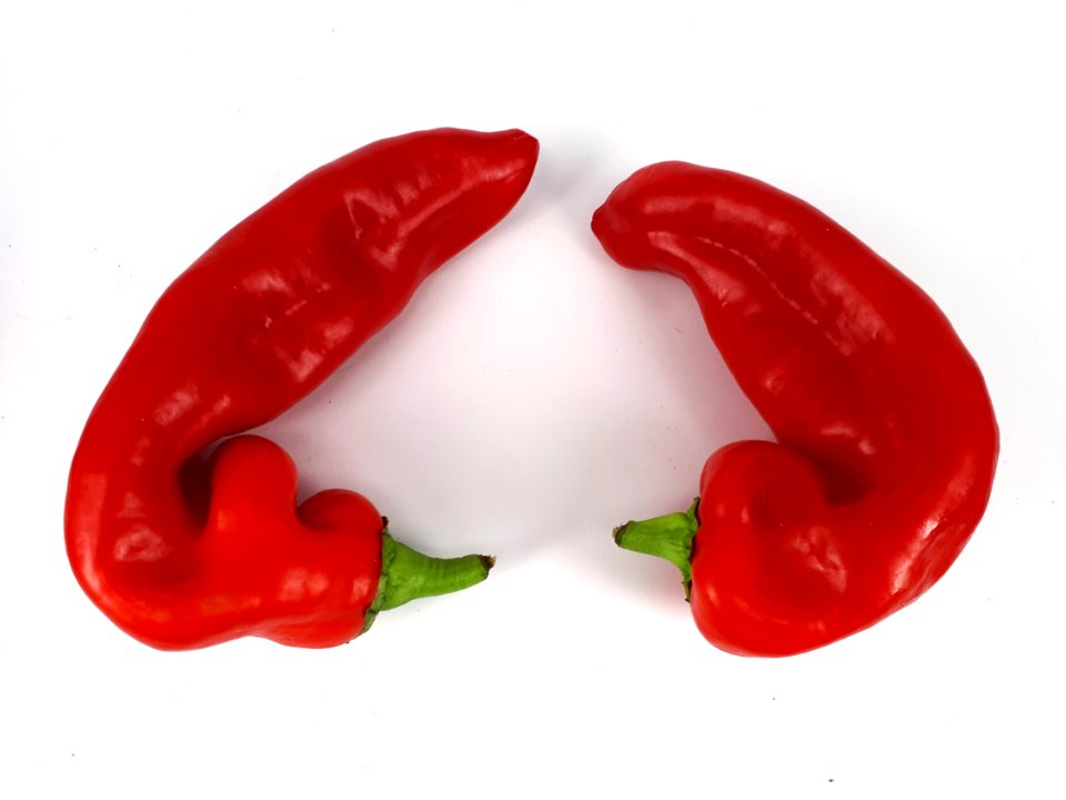 2 x Bent red capsicum 2017 B