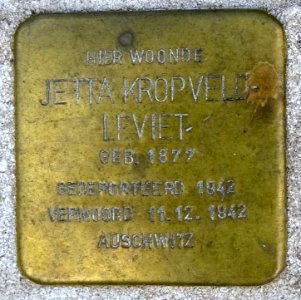 20160610 Stolpersteine Stadskanaal Oosterstraat45 (detail2)