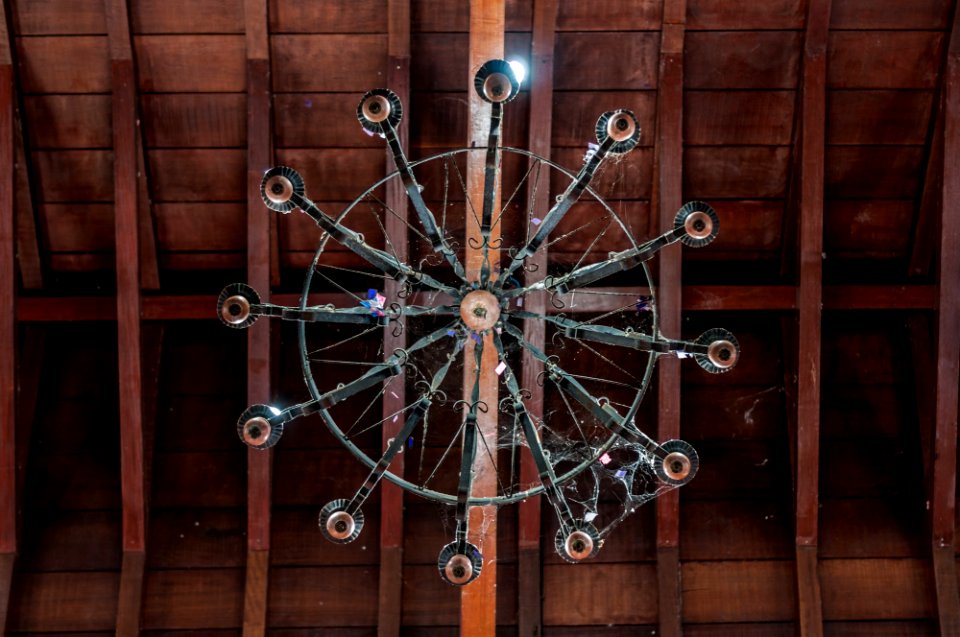 Inner roof of the Church of Our Lady of Altagracia