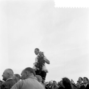 Huldiging van de wereldkampioen bij de professionals Rik van Steenbergen, Bestanddeelnr 908-8790