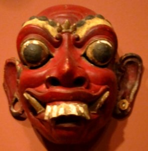 Indonesian mask in the Honolulu Museum of Art, III