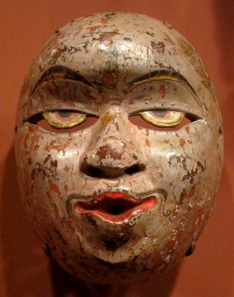 Indonesian mask in the Honolulu Museum of Art, I