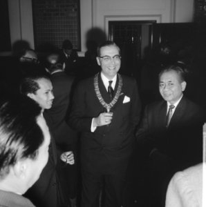 Indonesische Economische Missie bij B & W in Amsterdam, Bestanddeelnr 915-7684