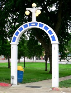 Humboldt, Nebraska park gateway N 1