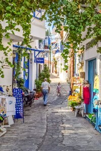 Village street shops
