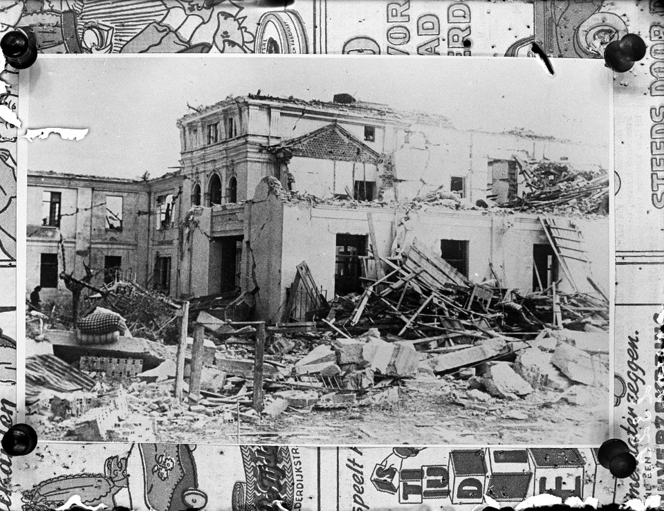 Het vernielde ziekenhuis in Cadiz, Bestanddeelnr 902-3209