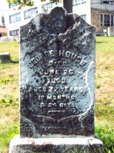 House (George), St. Clair Cemetery, 2015-10-05, 01