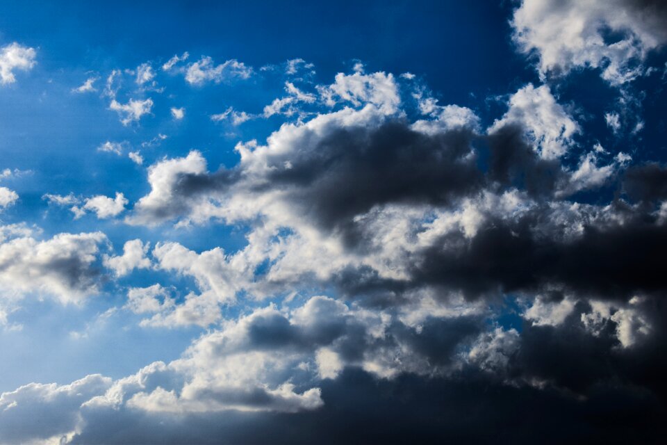 Autumn weather cloudscape photo