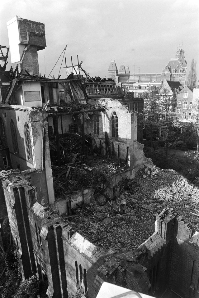 Het Van Nispenhuis na de brand, Bestanddeelnr 931-7878