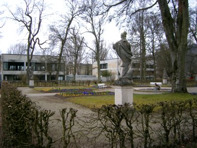 Hofgarten Eichstätt -Blick zur Universität (2)