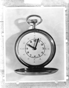 Horloge voor blinden. Repro, Bestanddeelnr 905-3241