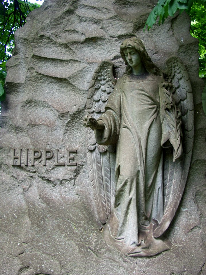 Hipple Angel, Homewood Cemetery, 2015-05-19, 02