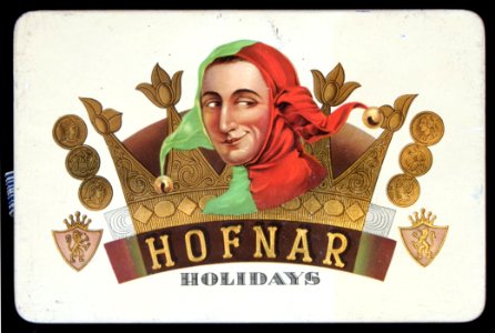Hofnar Holidays sigarenblikje wit