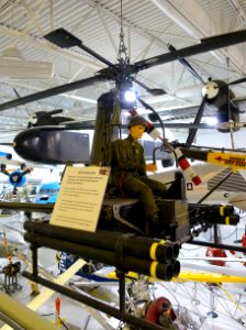 Hiller YH-32A (Sally Rand) helicopter gunship, US Army, 1952 - Hiller Aviation Museum - San Carlos, California - DSC03246
