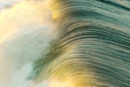 Ocean splash water