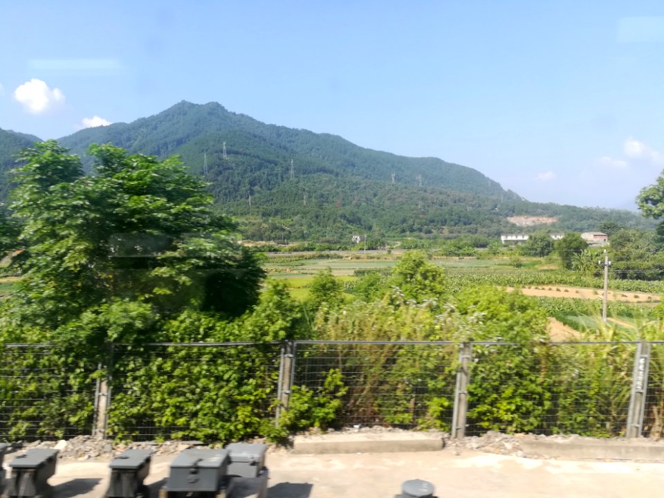 Hills in Pingshi Town of Lechang, Guangdong, China