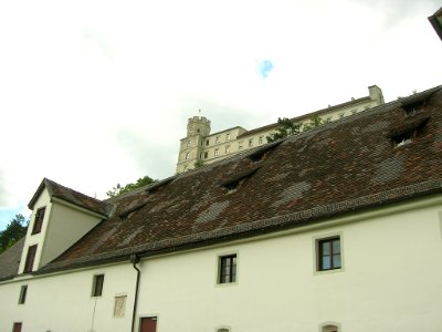 Hofmühl Eichstätt -Ostflügel Langtrakt mit Gemmingenbau Willibaldsburg