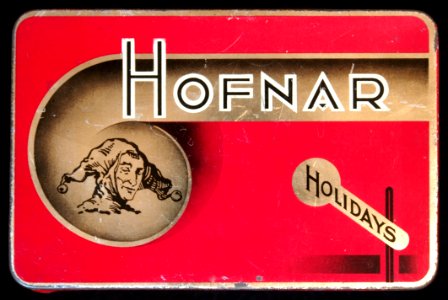 Hofnar Holidays sigarenblikje rood