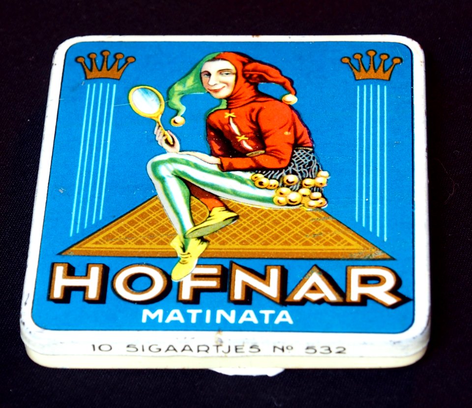 Hofnar Matinata blikje, 10 sigaartjes No 532, foto 2