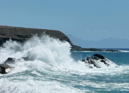Water sea spray