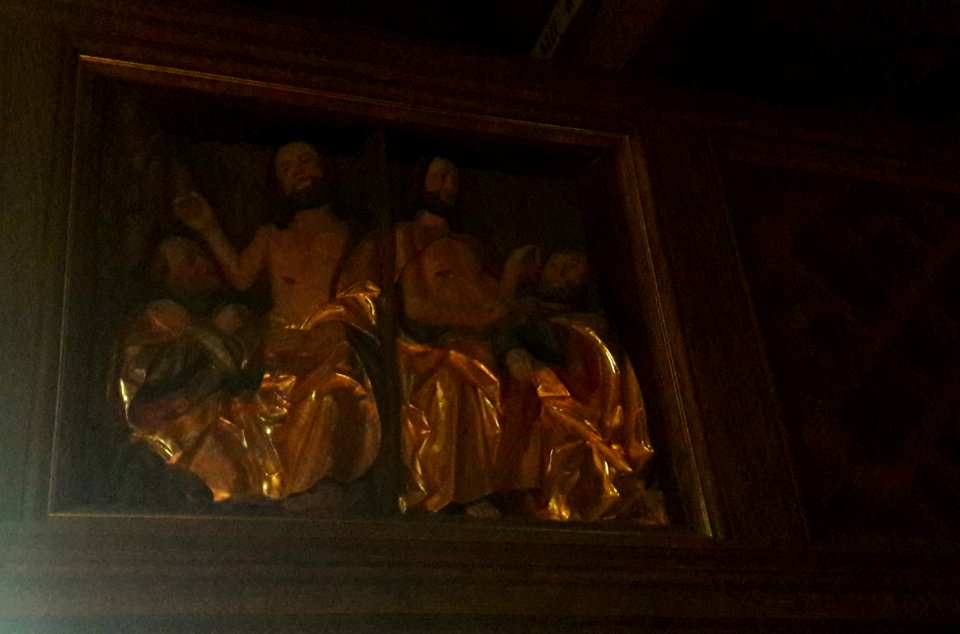 Interior of Saint Martin's Church in Zawada 04