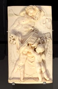 Isignia of Pope Innocent X in the style of François Duquesnoy, Rome, Italy, mid-17th century