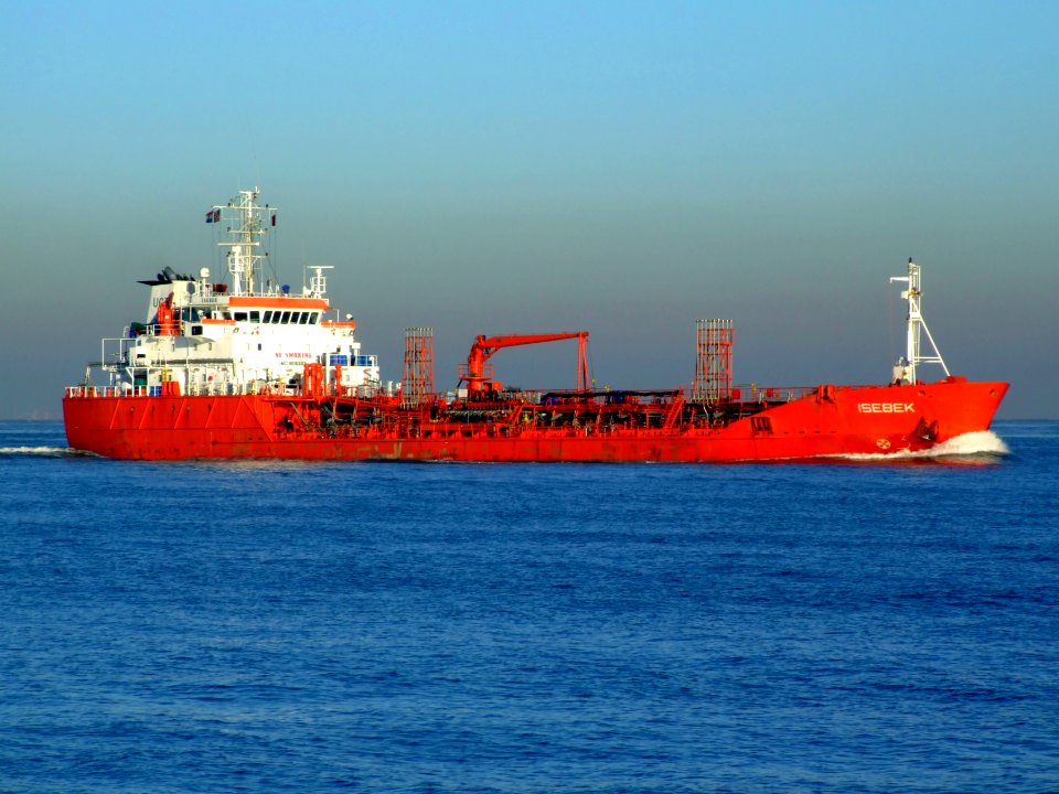 Isebek p2 17feb2008 Rotterdam approaching Port of Rotterdam, Holland 17-Feb-2008