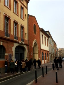 Institut catholique de Toulouse - entrée des étudiants - Toulouse 2016-11-26