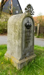 Königlich-Sächsischer Meilenstein - Comeniusstraße, Herrnhut