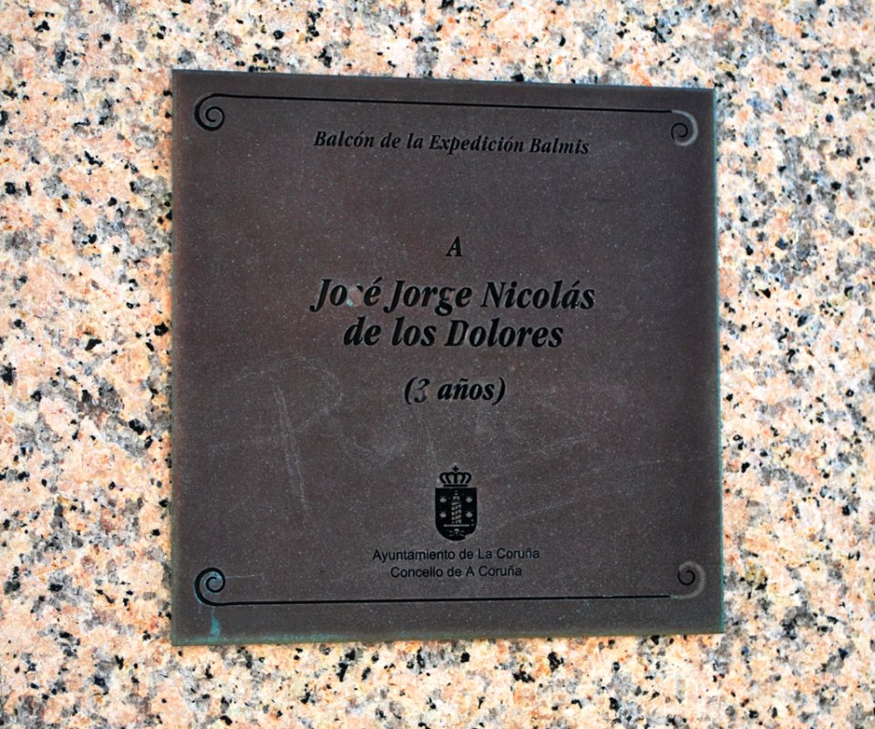 José Jorge Nicolás de los Dolores 3 anos, Isabel Zendal Gómez