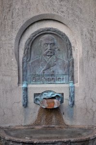 Königstein, Pingler-Brunnen, Detail