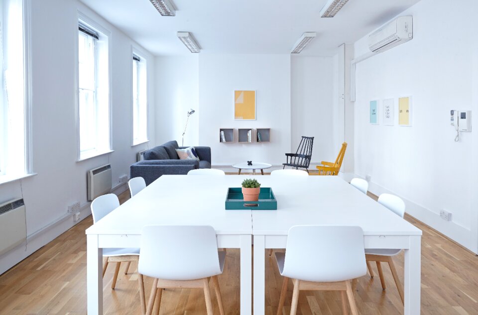 Office table chairs photo