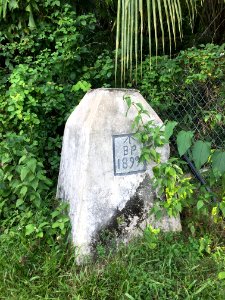 Johor-Melaka boundary stone 5
