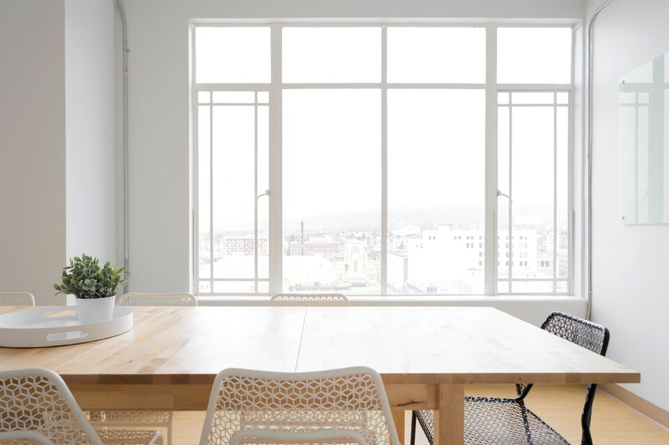 Chairs window glass