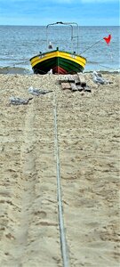 Sand rope sea photo