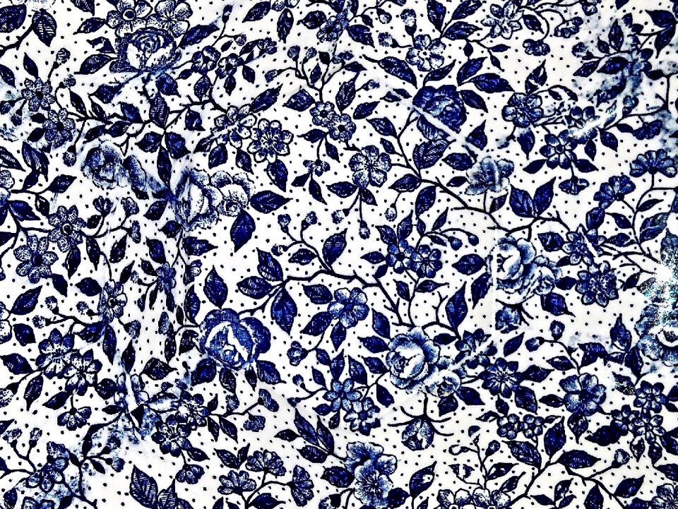 White background dark blue rose pattern background image