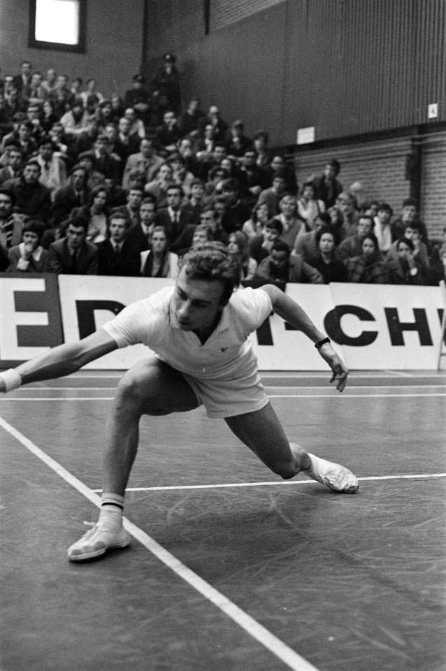Internationale badmintonwedstrijden in Duinwijckhal Haarlem Spelmoment, Bestanddeelnr 923-2562
