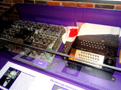 JADE, Japanese Type-97 cipher machine captured in Saipan in June 1944 - National Cryptologic Museum - DSC07855