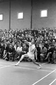 Internationale Badmintonkampioenschappen te Haarlem Henning Borch in aktie, Bestanddeelnr 914-8061