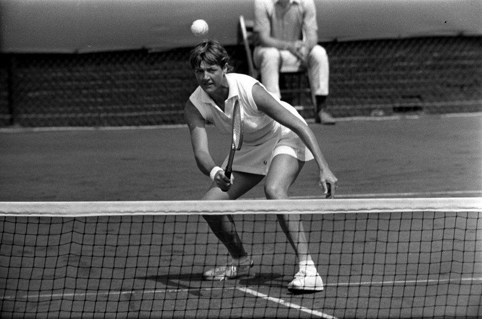 Internationaal tennistoernooi in Hilversum ( t Melkhuisje Margaret Court in akti, Bestanddeelnr 923-7230