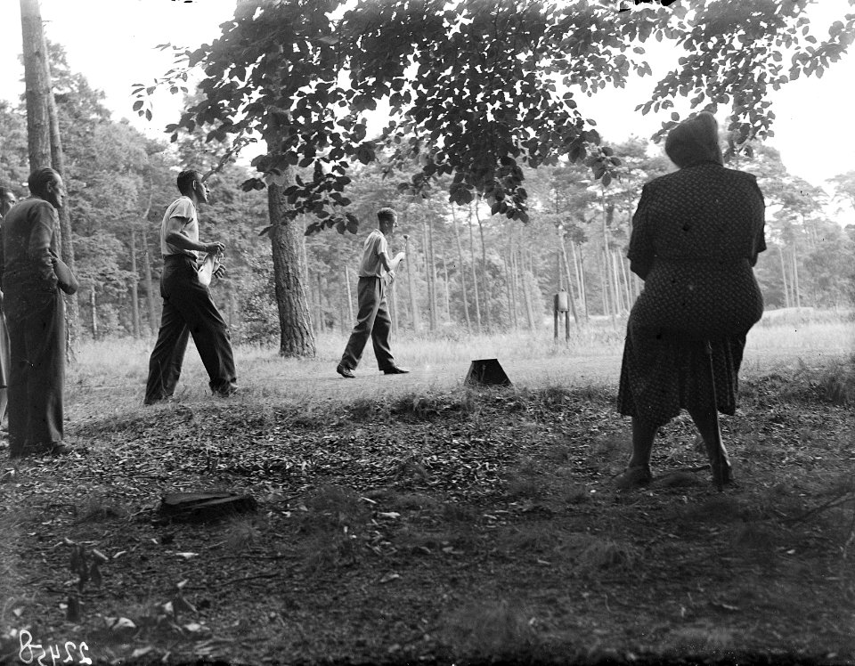 Internationale amateurkampioenschappen golf op de Einhovensche Golfclub. G. van , Bestanddeelnr 902-2458