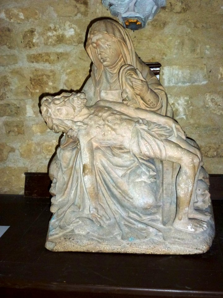 Jandun (Ardennes) église Notre-Dame, statue Pietà