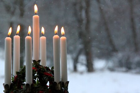 Snow christmas lucia photo