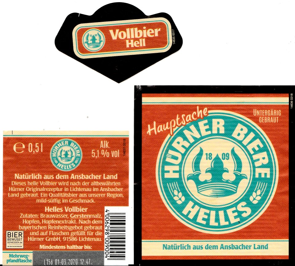 Hürner GmbH - Hürner Biere Helles