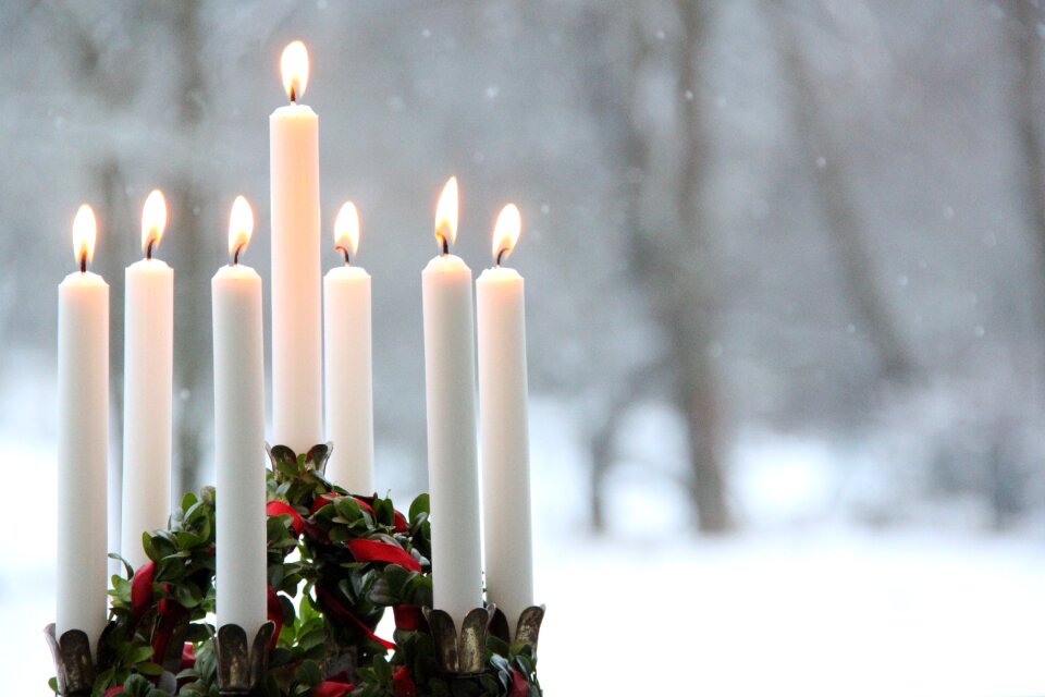 Snow christmas lucia
