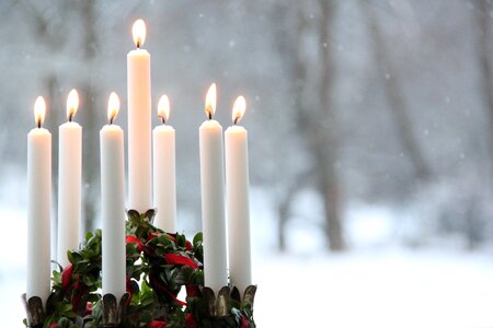 Snow christmas lucia