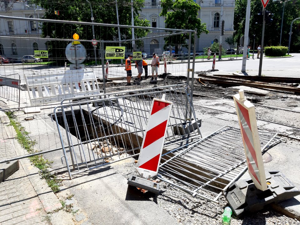 Grohova tramvajové kolejiště 20200701 130945